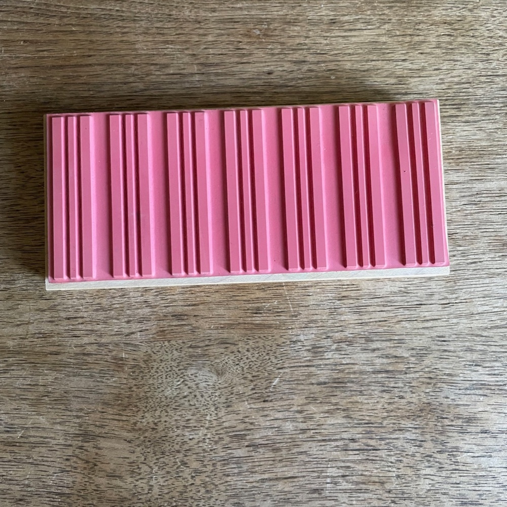 Striped Pattern Rubber Stamp - Picture 2 of 2
